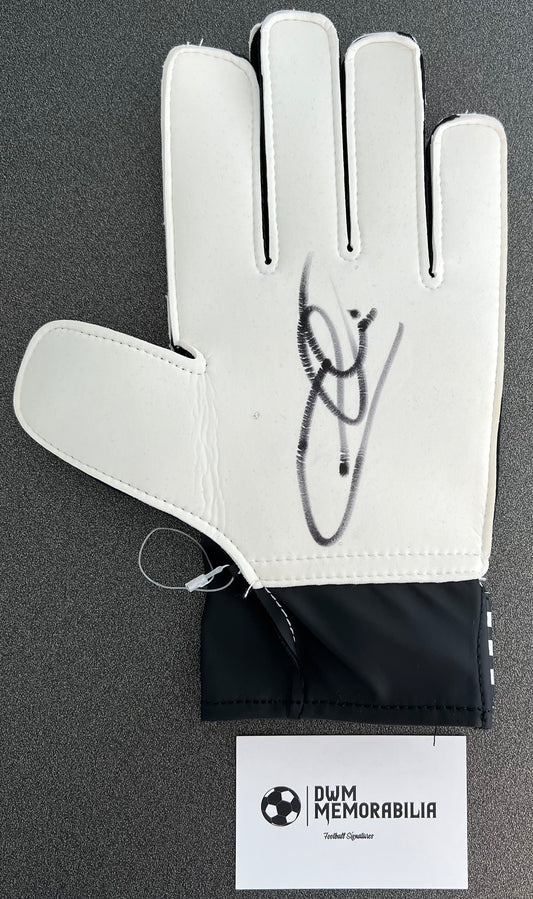 Iker Casillas signed goalkeeper glove.