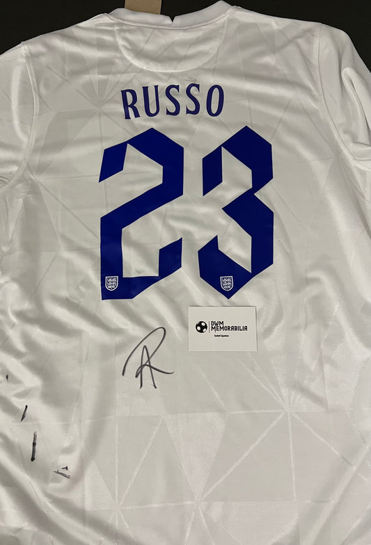 Alessia Russo signed shirt.