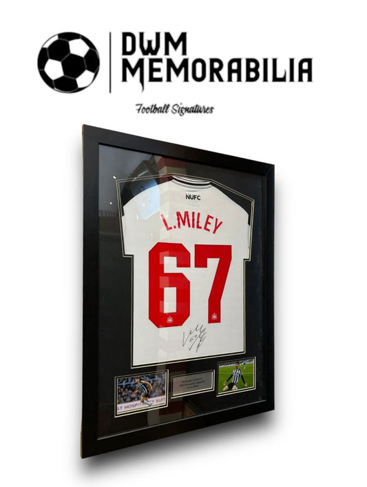 Lewis Miley signed shirt.