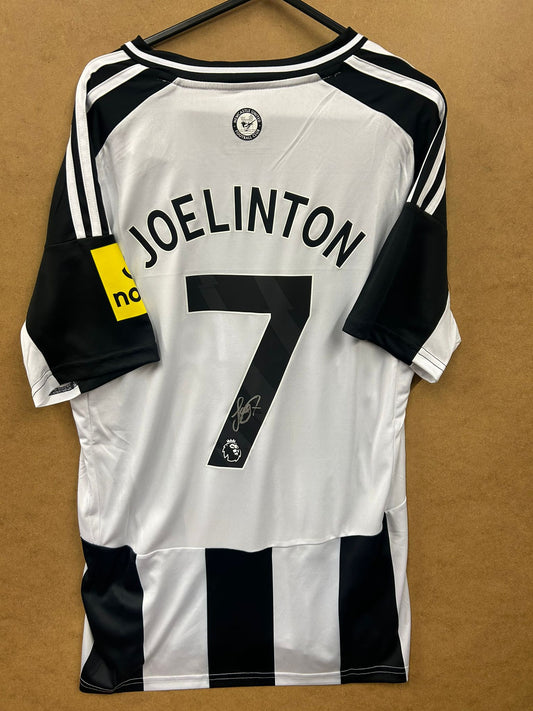 Joelinton signed shirt.