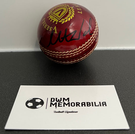 Mark Wood signed cricket ball.